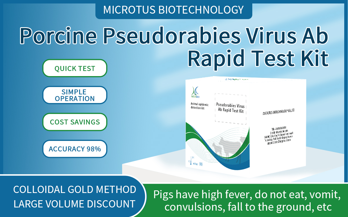 Porcine Pseudorabies Virus Ab RapidTest Kit (colloidal gold method)
