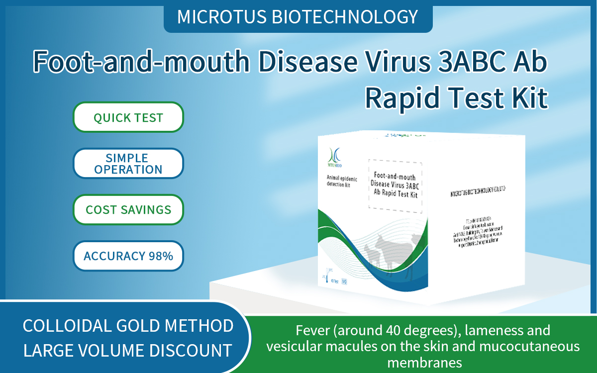 Foot-and-mouth Disease Virus 3ABC Ab Rapid Test Kit