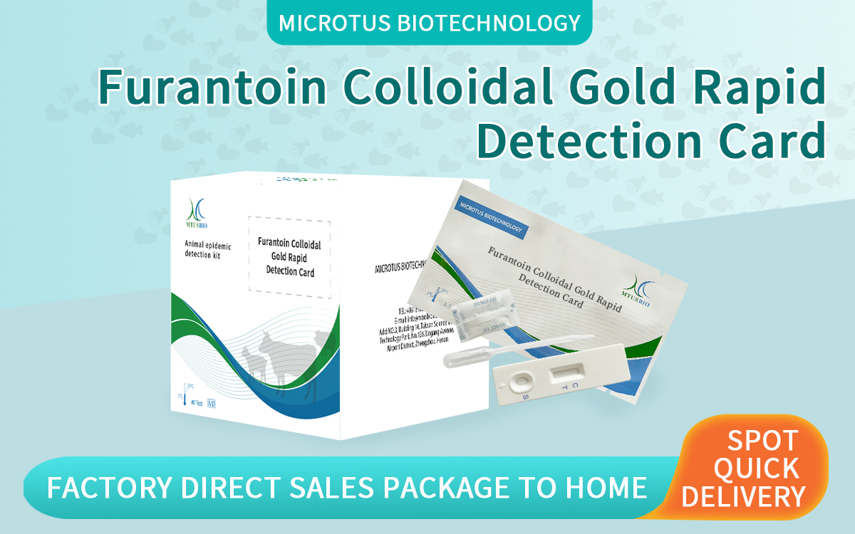 Furantoin Colloidal Gold Rapid Detection Card